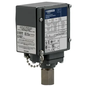 Реле тиску 9012G, регульована шкала, 2 пороги, 90 to 2900 psig
