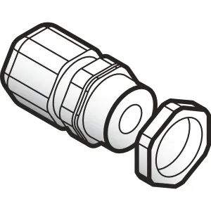 M20 x 1.5 cable gland for use with Ø 6 to 12 mm cable