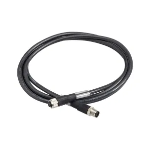 TCSMCN1M1F5 Radio frequency identification XG, Modbus shielded cable, М12 чоловічий connector, M12 female connector, IP67, 5 m Radio frequency identification XG, Modbus shielded cable, М12 чоловічий connector, M12 female connector, IP67, 5 m