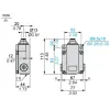 XC1AC111 Кінцевий вимикач XC Standard, XC1AC, end plunger, 1C/O
