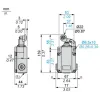 XC1AC118 Кінцевий вимикач XC Standard, XC1AC, offset roller lever, 1C/O