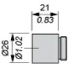 XC1AC129 Кінцевий вимикач XC Standard, XC1AC, roller lever on needle roller bearing, 1NC+1NO, break.B.M