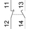 XC1AC131 Кінцевий вимикач XC Standard, XC1AC, end plunger, 1NC+1NO, make before brake