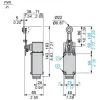 XC2JC10131 Кінцевий вимикач XC Standard, XC2 J, roller lever, 1 C/O