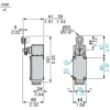 XC2JC10511 Кінцевий вимикач XC Standard, XC2 J, roller lever, 1 C/O