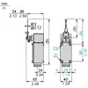 XC2JC10551 Кінцевий вимикач XC Standard, XC2 J, steel square стержень lever, 1 C/O