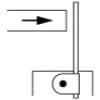 XC2JC10551 Кінцевий вимикач XC Standard, XC2 J, steel square стержень lever, 1 C/O