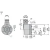 XCC1506PS10Y Opto-electronic rotary encoders XCC, incremental encoder Ø 58, solid shaft 6 mm, 1000 балів, push pull