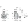 XCC1510PSM02X Opto-electronic rotary encoders XCC, incremental encoder Ø 58, solid shaft 10 mm, 256...4096 балів, 5 V RS422