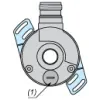 XCC1514TSM11Y Інкрементальний кодер Ø 58 - through shaft 14 mm - 1024..16384 points - push-pull