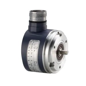 Opto-electronic rotary encoders XCC, absolute encoder Ø 58 single turn, solid shaft 6 mm, push pull 13 bit binary