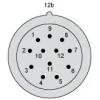 XCC2506PS81SGN Absolute encoder Ø 58 single turn - solid shaft 6 mm - push-pull 13-bit Gray