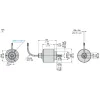 XCC2510SPA81SGN Opto-electronic rotary encoders XCC, absoulte encoder Ø 58 нержавіюча сталь, single turn, solid shaft 10 mm, SSI Gray