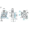 XCC2514TS81KB Absolute encoder Ø58 single turn - through shaft 14 mm - push-pull 13-bit binary