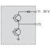 XCC2514TS81KB Absolute encoder Ø58 single turn - through shaft 14 mm - push-pull 13-bit binary