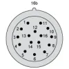 XCC2912PS81KGN Absolute encoder Ø 90 single turn - solid shaft 12 mm - push-pull 13-bit Gray