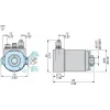 XCC3515CS84CB Absolute encoder Ø 58 multi turn - hollow shaft 15 mm - 25-bit binary - CANopen