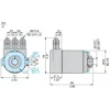 XCC3515CV84FBN Opto-electronic rotary encoders XCC, absolute encoder Ø 58 multi turn, hollow shaft 15 mm, 25 bit binary, PROFIBUS