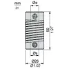 XCCRAR0610 Муфта валу, for encoder, with spring Ø 6 to 10 mm