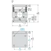 XCCRE5RN Кронштейн з компенсатором люфта, for encoder Ø 58