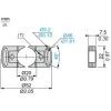 XCCRF4 Гнучкий монтажний комплект - anti-rotation - for encoder Ø 40