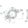 XCCRF5N Гнучкий монтажний комплект - anti-rotation - for encoder Ø 58