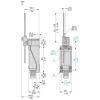 XCE154CTQ Круглий стержень lever, steel, φ3 mm, sold in lots of 10
