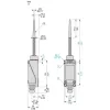 XCE181CTQ Весна стержень with thermoplastic end, sold in lots of 10