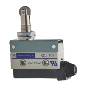 Кінцевий вимикач XC Standard, XCJ, сталевий роликовий штовхач, 1C/O
