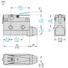 XCJ125C Short flat lever plunger