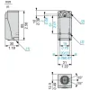 XCKD2109P16 Кінцевий вимикач XC Standard, XCKD, з поворотною головкою без важеля управління, 1NC+1NO, миттєве спрацювання, M16