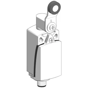 Кінцевий вимикач XC Standard, XCKD, thermoplastic roller lever, 1NC+1NO, миттєве спрацювання, M12