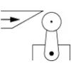 XCKD2118N12 Кінцевий вимикач XC Standard, XCKD, thermoplastic roller lever, 1NC+1NO, миттєве спрацювання, 1/2NPT