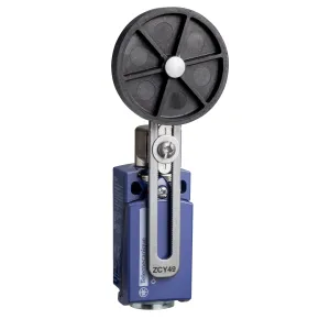 Кінцевий вимикач XC Standard, XCKD, plastic roller lever Ø 50 var.length, 1NC+1NO, миттєве спрацювання, Pg11
