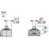 XCKD2510P16 Кінцевий вимикач XC Standard, XCKD, metal end plunger, 1NC+1NO, повільний, M16