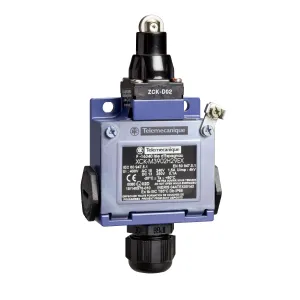 Кінцевий вимикач XC Standard, XCKM, roller plunger, 2NC + НІ, ATEX/IECEx