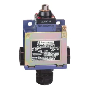 Кінцевий вимикач XC Standard, XCKM, plunger, 2NC + НІ, ATEX/IECEx