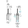 XCKN2108P20 Кінцевий вимикач XC Standard, XCKN, spring стержень lever nitrile boot, 1NC+1NO, миттєве спрацювання, M20
