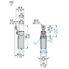XCKN2118G11 Кінцевий вимикач XC Standard, XCKN, thermoplastic roller lever, 1NC+1NO, миттєве спрацювання, Pg11