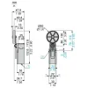 XCKN2749P20 Кінцевий вимикач XC Standard, XCKN, thermoplastic plastic roller lever Ø 50 mm var.length, 2NC, повільний, M20