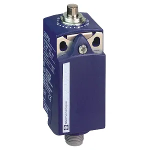 Кінцевий вимикач XC Standard, XCKP, metal end plunger, 1NC+1NO, миттєве спрацювання, M12