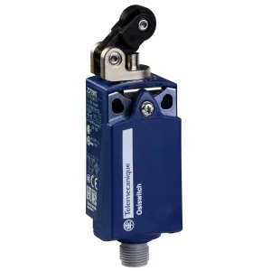 Кінцевий вимикач XC Standard, XCKP, thermoplastic plastic roller lever plung. Hor, 1NC+1NO, миттєве спрацювання, M12