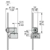 XCKP2155P16 Кінцевий вимикач XC Standard, XCKP, glass fiber round стержень lever 3 mm, 1NC+1NO, миттєве спрацювання, M16