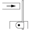 XCKP2155P16 Кінцевий вимикач XC Standard, XCKP, glass fiber round стержень lever 3 mm, 1NC+1NO, миттєве спрацювання, M16