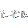 XCKP21H0P16 Кінцевий вимикач XC Standard, XCKP, M18 metal end plunger, 1NC+1NO, миттєве спрацювання, M16
