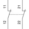 XCKP2718G11 Кінцевий вимикач XC Standard, XCKP, thermoplastic roller lever, 2NC, повільний, Pg11