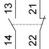 XCKT2102P16 Кінцевий вимикач XC Standard, XCKT, сталевий роликовий штовхач, 1NC+1NO, миттєве спрацювання, M16