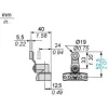 XCKT2118P16 Кінцевий вимикач XC Standard, XCKT, thermoplastic roller lever, 1NC+1NO, миттєве спрацювання, M16