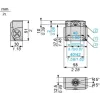 XCKT2121P16 Кінцевий вимикач XC Standard, XCKT, thermoplastic plastic roller lever plung. Hor, 1NC+1NO, миттєве спрацювання, M16