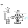 XCKT2139G11 Кінцевий вимикач XC Standard, XCKT, thermoplastic roller lever Ø 50 mm, 1NC+1NO, миттєве спрацювання, Pg11